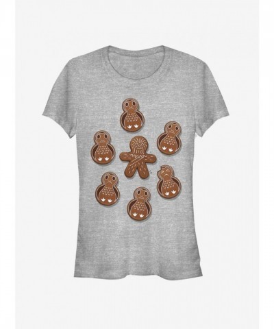 Star Wars Porg Gingerman Grey T-Shirt for Girls