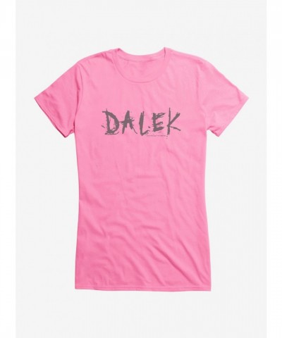 Doctor Who Dalek-Themed Scratch Art T-Shirt for Girls