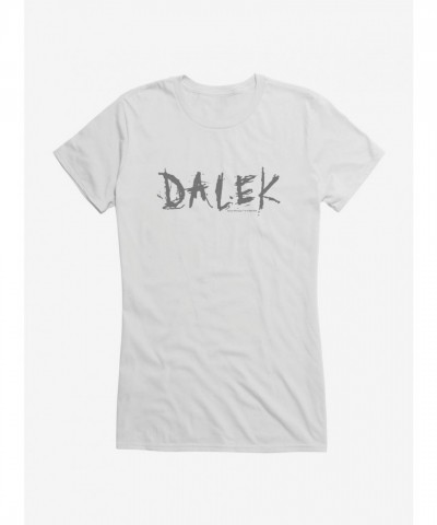 Doctor Who Dalek-Themed Scratch Art T-Shirt for Girls
