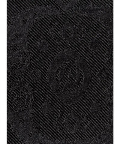Marvel Avengers Emblems Paisley Print Black Silk Tie