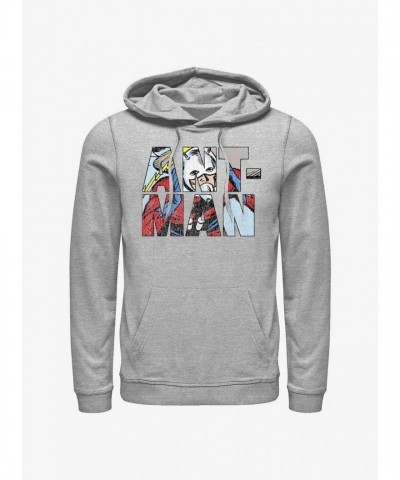 Marvel Ant-Man Inspired Logo Hoodie - Unisex Grey