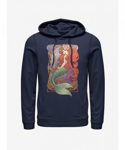 Disney Glamorous Ariel Hoodie - Blue for Men