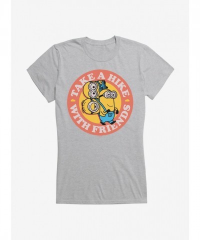 Minions Adventure Girls T-Shirt - Grey