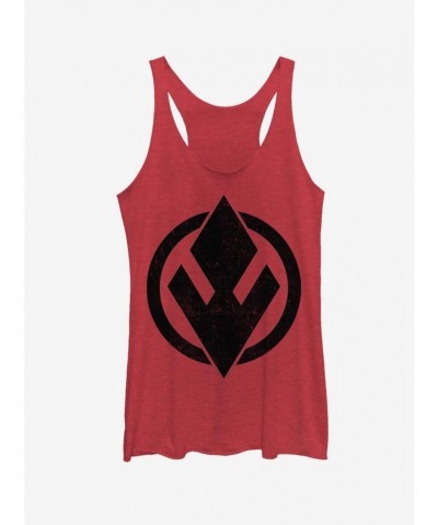 Star Wars Sith Trooper Red Emblem Girls Tank Top - Junior Size