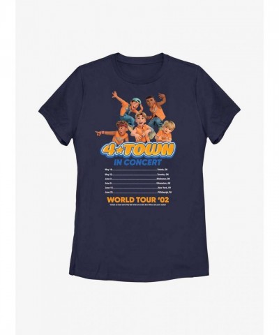 Disney Pixar Turning Red 4Town World Tour Girls Blue T-Shirt
