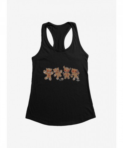 Emily Strange Angry Gingerbread Girls Tank Top