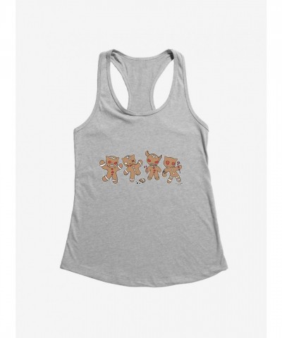 Emily Strange Angry Gingerbread Girls Tank Top