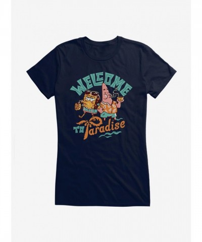 SpongeBob Paradise Drink Graphic Tee for Girls