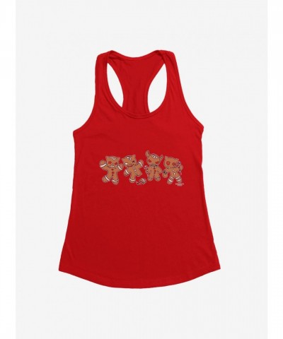 Emily Strange Angry Gingerbread Girls Tank Top