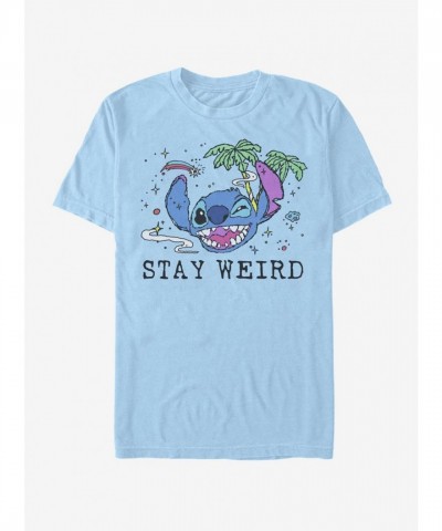 Disney Trippy Stitch Lightweight Cotton T-Shirt for Men