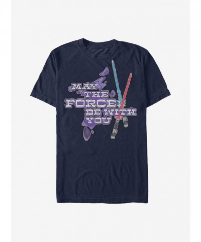 Star Wars Force T-Shirt - Blue Lightweight Men's Tee