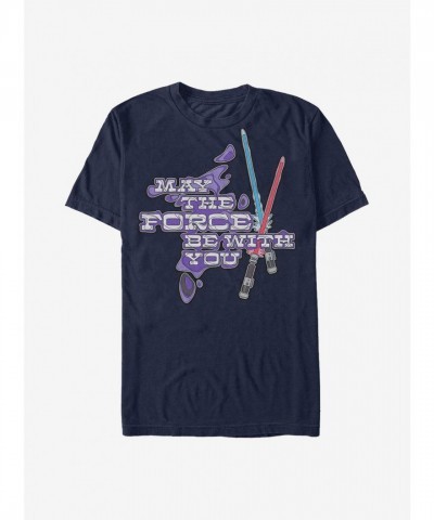 Star Wars Force T-Shirt - Blue Lightweight Men's Tee
