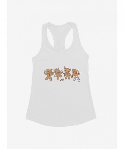 Emily Strange Angry Gingerbread Girls Tank Top