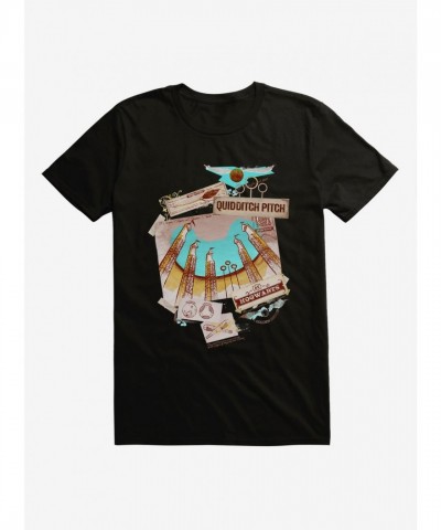 Harry Potter Quidditch Field Unisex Cotton T-Shirt