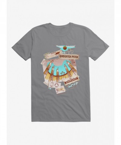 Harry Potter Quidditch Field Unisex Cotton T-Shirt