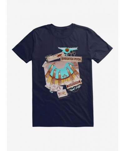 Harry Potter Quidditch Field Unisex Cotton T-Shirt
