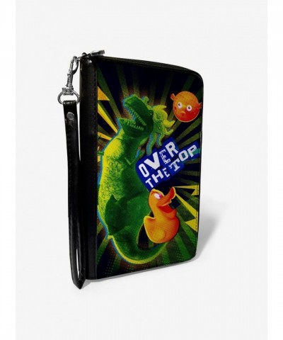 Disney Pixar Toy Story Rex Vegan Leather Zip-Around Wallet
