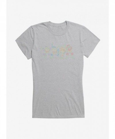 Teenage Mutant Ninja Turtles Neon Joke Cartoon Tee for Girls