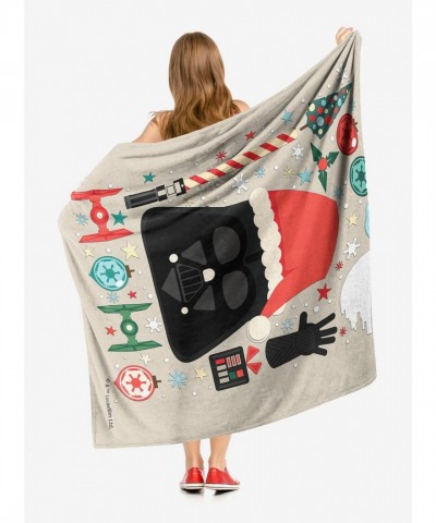 Star Wars Darth Vader Christmas Throw Blanket by The Northwest