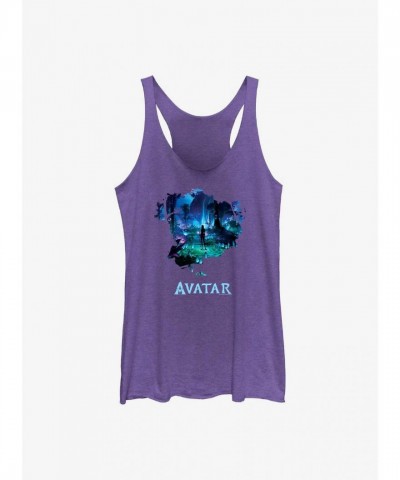 Avatar Night On The Water Girls Tank Top - Purple
