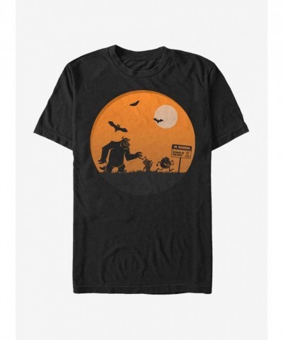 Disney Pixar Monsters University Halloween T-Shirt - Black Men's