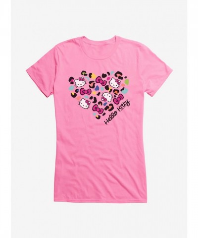 Hello Kitty Jungle Adventure Spotted Heart T-Shirt for Girls