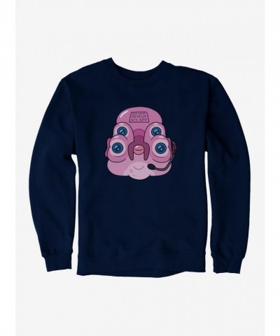 Rick and Morty App Development Themed Men's Sweatshirt