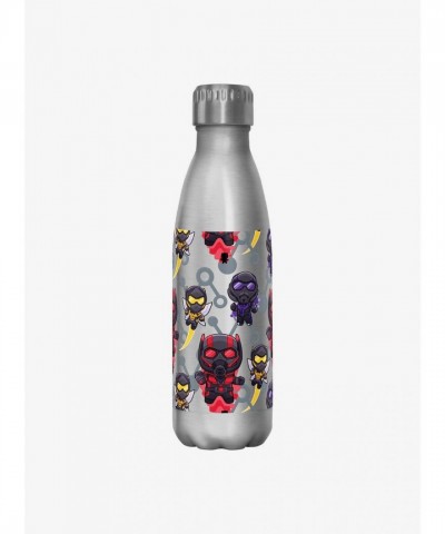 Marvel Chibi Heroes Ant-Man and The Wasp Water Bottle - Quantumania Edition