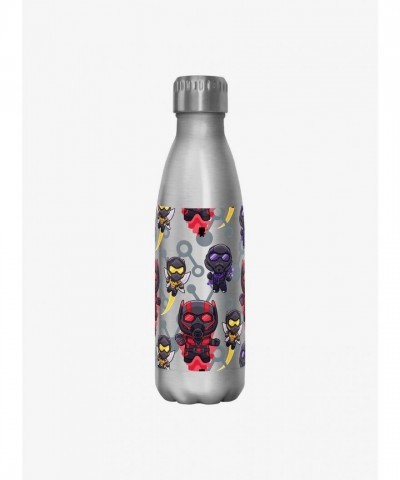Marvel Chibi Heroes Ant-Man and The Wasp Water Bottle - Quantumania Edition