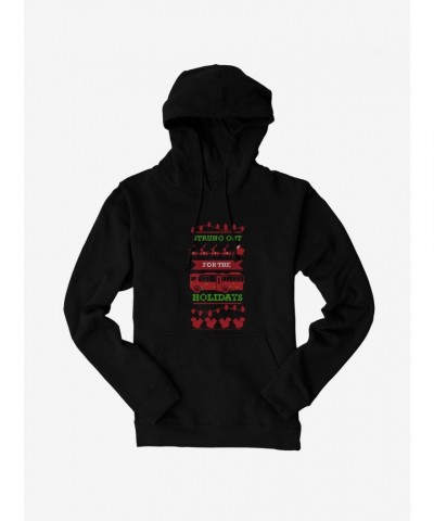 Christmas Joy Strung Out Hoodie for Men