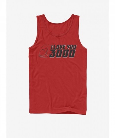 Marvel Avengers Endgame Red Love Helmet Tank Top for Men