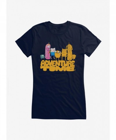 Adventure Time Yellow Shadows Girls Junior T-Shirt