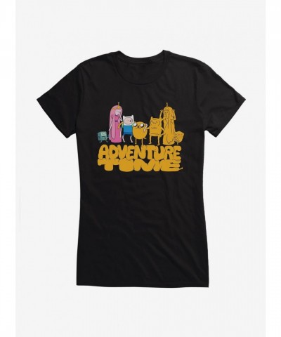 Adventure Time Yellow Shadows Girls Junior T-Shirt