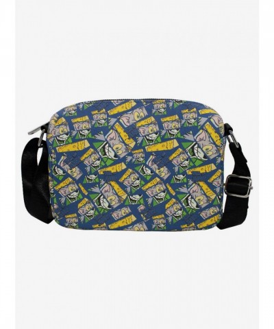 Tom And Jerry Expression Cross Body Bag - Premium Vegan Leather