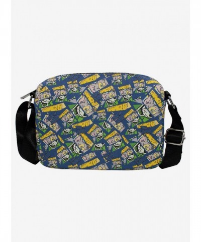 Tom And Jerry Expression Cross Body Bag - Premium Vegan Leather