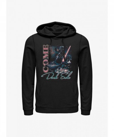 Star Wars Dark Side Men's Cotton Polyester Hoodie - Black