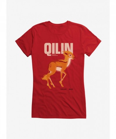 Fantastic Beasts Qilin Lightweight Cotton Tee for Girls