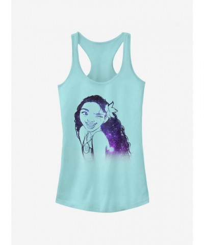 Disney Moana Constellation Girls Tank Top in Blue