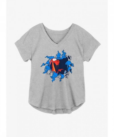 Disney's Plus Size Grey Mulan Mushu & Cri-kee T-Shirt for Girls