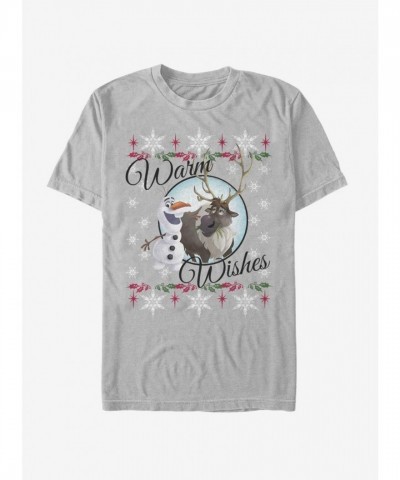 Disney Winter Wishes T-Shirt for Men - Silver