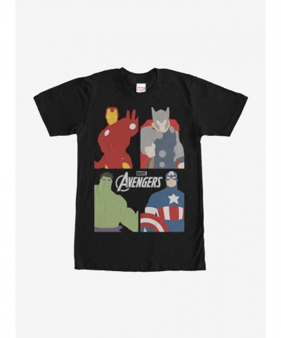 Marvel Avengers Logo T-Shirt - Black Unisex