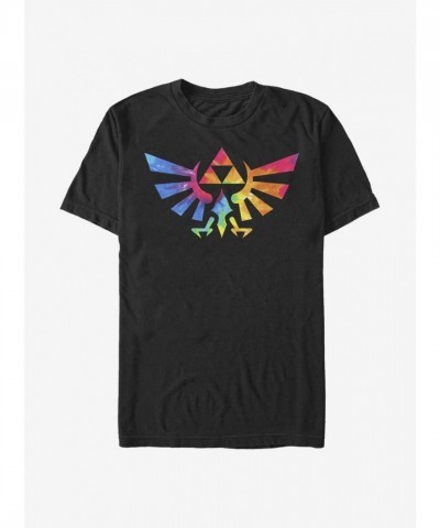 The Legend of Zelda Groovy Crest Unisex T-Shirt - Black