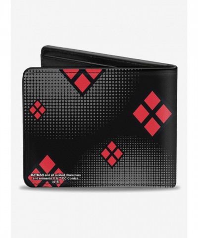 DC Comics Harley Quinn Chibi Bifold Wallet for Men - Premium Vegan Leather