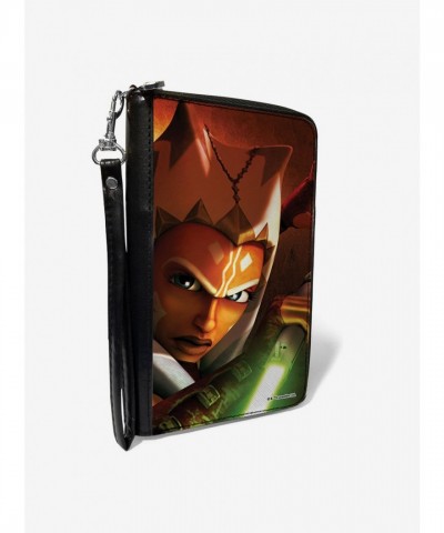 Star Wars Ahsoka Lightsaber Premium Vegan Leather Wallet