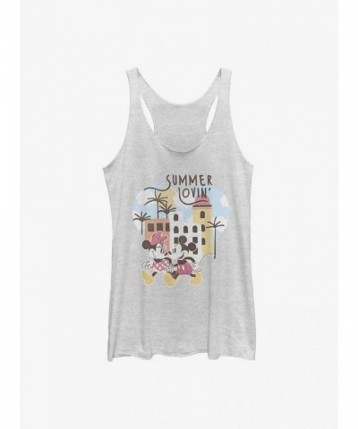 Disney Girls Summer Tank Top - White Mickey Mouse Design