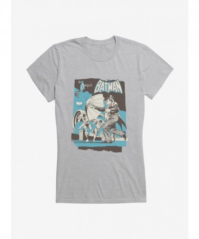 Batman Girls T-Shirt from DC Comics - Lightweight Cotton for Juniors