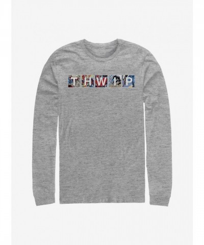 Marvel's Spider-Man Graphic Long Sleeve Tee - Grey Men's Size