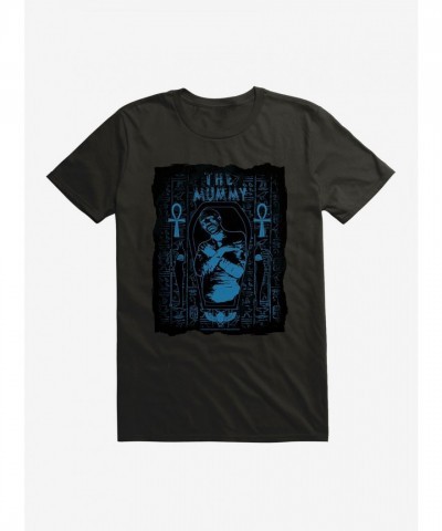 Universal Monsters Mummy Blue Tinted Graphic Tee for Men