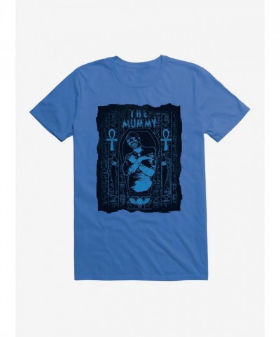 Universal Monsters Mummy Blue Tinted Graphic Tee for Men