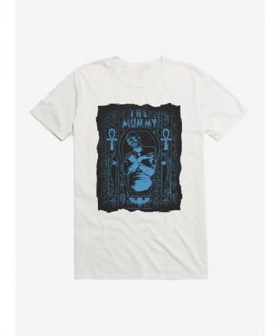Universal Monsters Mummy Blue Tinted Graphic Tee for Men